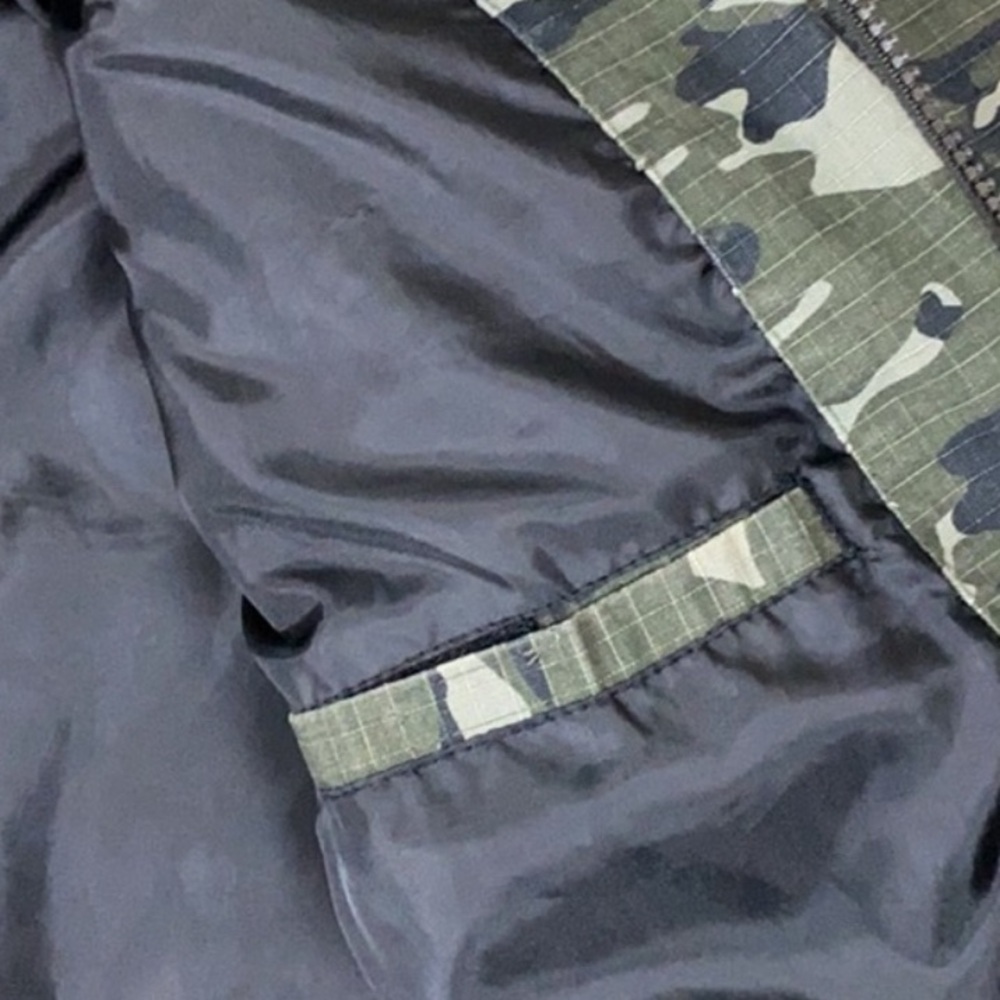 NWT 👲 AMERICAN RAG FULL ZIP COTTON CAMO CAMOUFLAGE LINED ZIP JACKET Men’s XL 42 - Picture 9 of 13